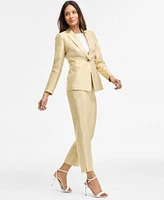 Anne Klein Womens One Button Jacket Pants