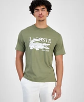 Lacoste Men's Classic-Fit Logo Crocodile Graphic T-Shirt