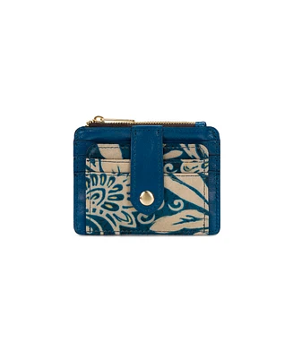 Patricia Nash Cassis Id Small Printed Leather Wallet