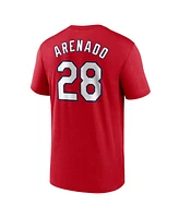 Nike Men's Nolan Arenado Red St. Louis Cardinals Legend Name and Number Home T-Shirt