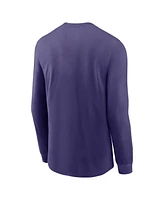 Nike Men's Purple Clemson Tigers Alternate Logo Long Sleeve T-Shirt