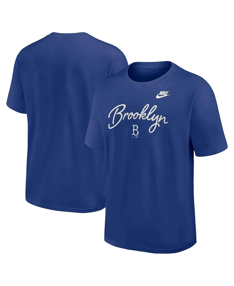Nike Men's Royal Brooklyn Dodgers Cooperstown Max90 T-Shirt