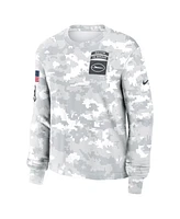 Nike Women's Arctic Camo New York Jets 2024 Salute To Service Long Sleeve T-Shirt