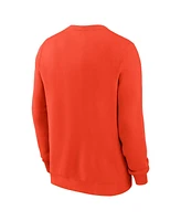 Nike Men's Orange New York Mets Pullover Sweatshirt