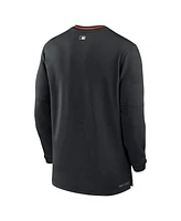 Nike Men's Black San Francisco Giants Authentic Collection Performance Half-Zip Top