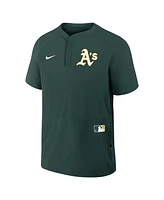 Nike Men's Green Athletics Authentic Collection Raglan Short Sleeve Windshirt