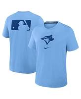 Nike Men's Powder Blue Toronto Jays Authentic Collection Early Work Tri-Blend Performance T-Shirt