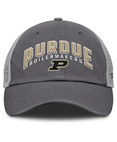 Fanatics Men's Charcoal Purdue Boilermakers Ionic Trucker Adjustable Hat