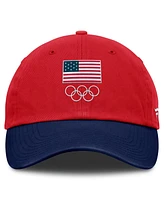 Fanatics Men's Red Team Usa Freedom Adjustable Hat
