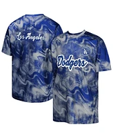 Outerstuff Big Boys and Girls Royal/Gray Los Angeles Dodgers Pinch Hitter T-Shirt