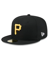 New Era Men's Black Pittsburgh Pirates 2025 Jackie Robinson Day 59FIFTY Fitted Hat