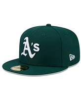 New Era Men's Green Athletics 2025 Jackie Robinson Day 59FIFTY Fitted Hat