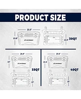 EchoSmile 35 Quart Rotomolded Cooler, Built to Stand up The Rigors of Journey