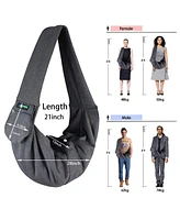 Comfy Pet Sling: Grey