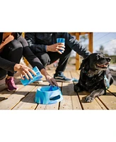 Aqua-Fur Dog Bowl 18oz: Arctic Sky