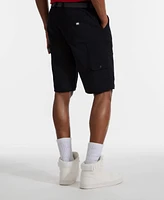 Ecko Unltd Men's Keep Tabs On Belted Cargo Shorts