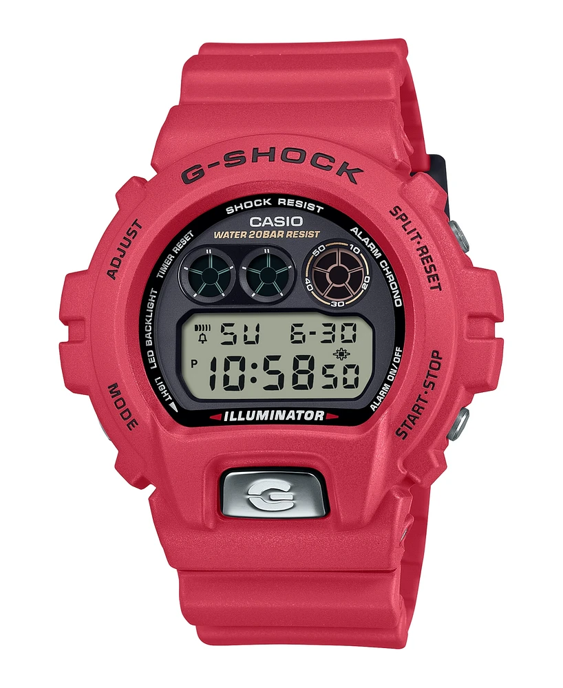 G-Shock Men's Japanese Quartz Red Resin Watch, 50mm