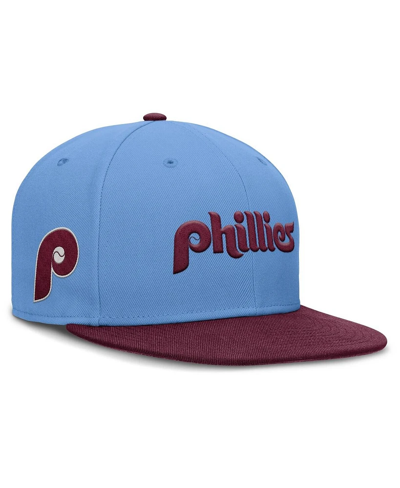 Nike Men's Light Blue Philadelphia Phillies True Performance Fitted Hat