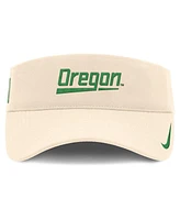 Nike Men's Natural Oregon Ducks Primetime Ace Adjustable Visor Hat