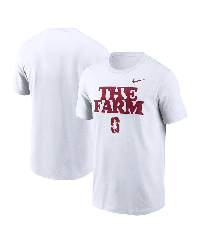 Nike Men's White Stanford Cardinal Campus Local T-Shirt