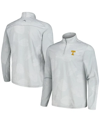 Tommy Bahama Men's Gray Tennessee Volunteers Delray Frond Island Zone Half-Zip Jacket