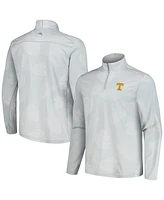 Tommy Bahama Men's Gray Tennessee Volunteers Delray Frond Island Zone Half-Zip Jacket
