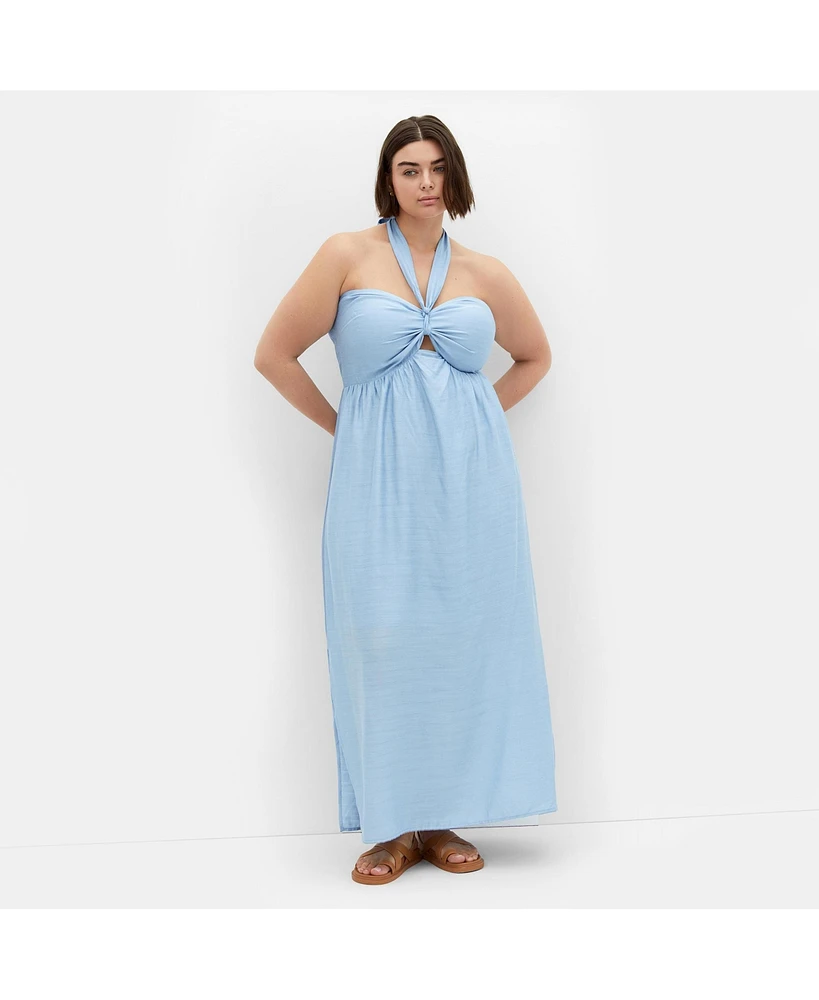 City Chic Plus Peta Serene Maxi Dress
