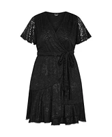 City Chic Plus Sweet Lace Dress