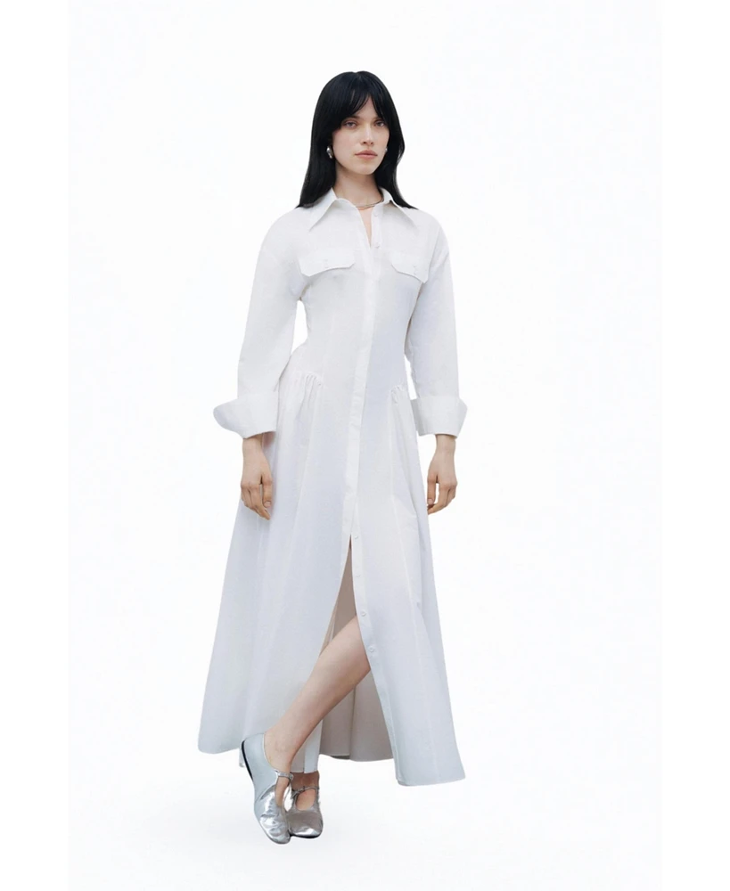 Nocturne Women's Gathers Detailed Maxi Dress
