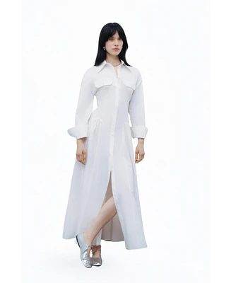 Nocturne Women's Gathers Detailed Maxi Dress