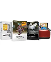 Sony Zv-1F Vlogging Camera, Black White with ACCVC1 Vlogger Accessory Kit, Corel Mac Software Kit, Shoulder Bag, Cleaning Kit