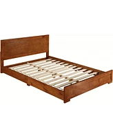 Manufactured Wood Bed Frame – Classic and Sturdy Construction