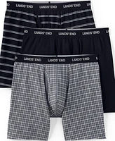 Lands' End Men's Comfort Knit Boxer 3 Pack