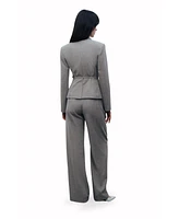 Nocturne Women's Thin Belted Blazer