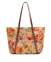 Patricia Nash Benvenuto Smooth Leather Tote