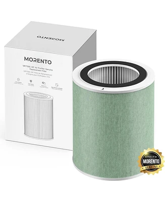Morento Ture Hepa Air Purifier Filters for 7566, High-Efficiency Activated Carbon Filter, Original Standard Version