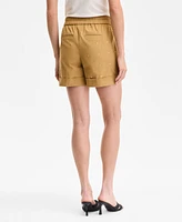 I.n.c. International Concepts Women's Embellished Cuffed Shorts, Exclusively at Macy's