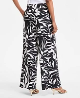 I.n.c. International Concepts Women's Printed Wide-Leg Pants, Exclusively at Macy's