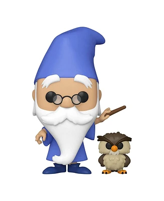 Disney The Sword in the Stone Funko Pop Vinyl Figure | Merlin w/ Archimedes