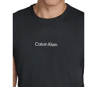 Calvin Klein Men's Cropped Logo Swim Tank Top