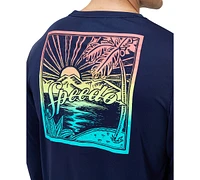 Speedo Men's Long Sleeve Graphic Swim T-Shirt