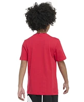 adidas Big Boys Short Sleeve Tiger Camo Logo T-Shirt
