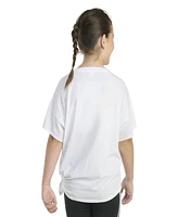 adidas Big Girls Short Sleeve Tie Front T-Shirt
