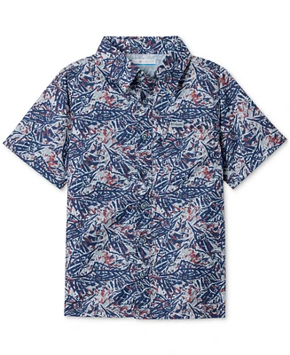 Columbia Big Boys Super Slack Tide Short-Sleeved Camp Shirt