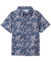 Columbia Big Boys Super Slack Tide Short-Sleeved Camp Shirt