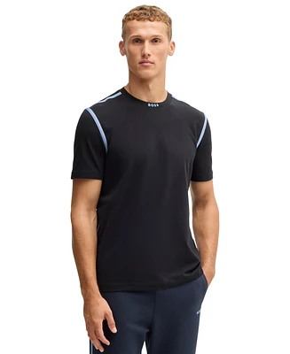 Boss by Hugo Men's Tape Trim Regular-Fit T-Shirt