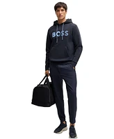 Boss by Hugo Men's Regular-Fit Logo Print Hoodie
