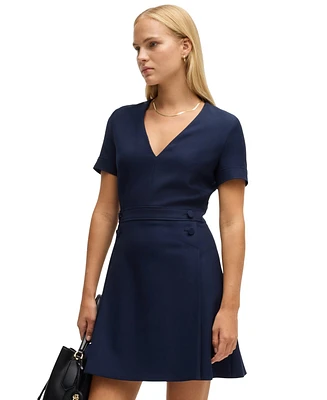 Boss by Hugo Women's V-Neck Business Dress