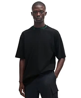 Boss by Hugo Men's Artwork Collar Relaxed Fit T-Shirt