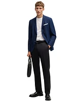 Boss by Hugo Men's Slim-Fit Patterned-Wool Jacket